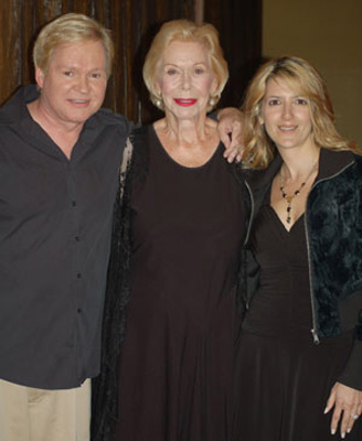 With Louise Hay, 2011